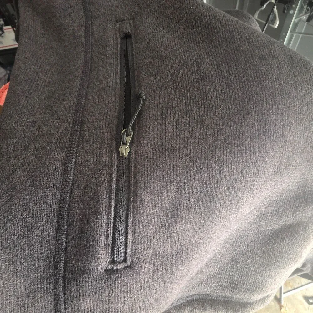 The North Face Gordon Lyons Fleece Vest Dark Charcoal Grey Men's XXL